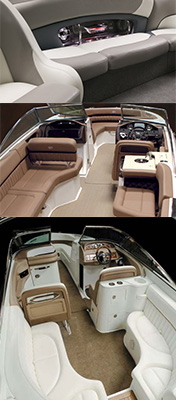 Marine side panel upholstery for boats and yatch in Los Angeles California