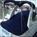 Reupholstered Boat with Navy Color Cover