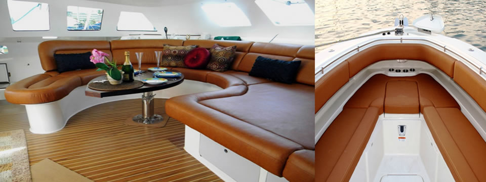 Yacht Reupholstery Interiors Los Angeles